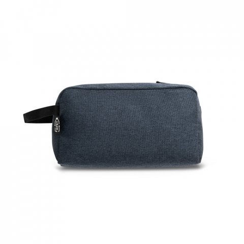 REPURPOSE BAG. Bolsa de cosm&eacute;ticos em poli&eacute;ster reciclado 600D - Azul