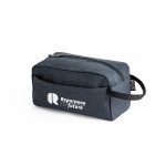 REPURPOSE BAG. Bolsa de cosm&eacute;ticos em poli&eacute;ster reciclado 600D - Azul
