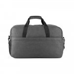 REPURPOSE SPORTS. Bolsa esportiva em poli&eacute;ster reciclado 600D de alta densidade com fundo em placa semi-r&iacute;gida (31 L) - Cinza