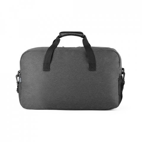 REPURPOSE SPORTS. Bolsa esportiva em poli&eacute;ster reciclado 600D de alta densidade com fundo em placa semi-r&iacute;gida (31 L) - Cinza