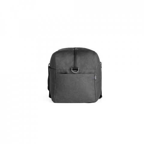 REPURPOSE SPORTS. Bolsa esportiva em poli&eacute;ster reciclado 600D de alta densidade com fundo em placa semi-r&iacute;gida (31 L) - Cinza