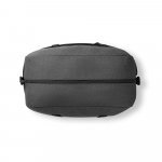 REPURPOSE SPORTS. Bolsa esportiva em poli&eacute;ster reciclado 600D de alta densidade com fundo em placa semi-r&iacute;gida (31 L) - Cinza
