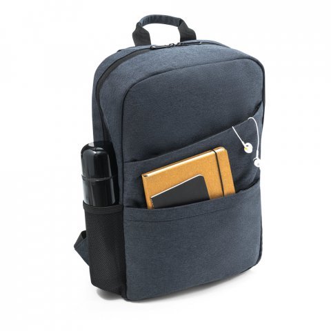 REPURPOSE BACKPACK. Mochila para notebook (15.6") em poli&eacute;ster reciclado 600D de alta densidade (12 L) - Azul
