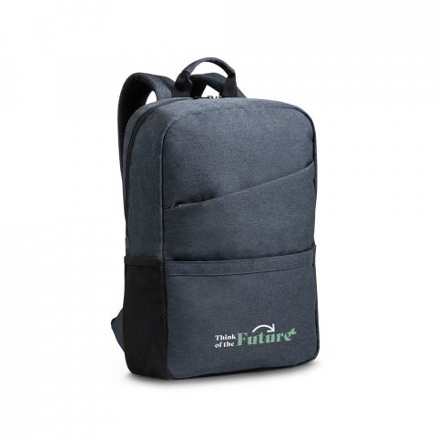 REPURPOSE BACKPACK. Mochila para notebook (15.6") em poli&eacute;ster reciclado 600D de alta densidade (12 L) - Azul