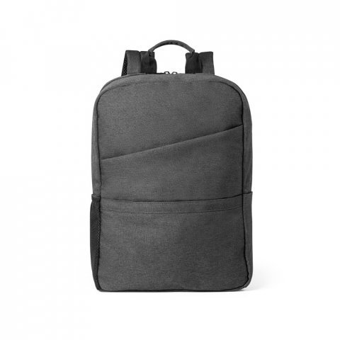 REPURPOSE BACKPACK. Mochila para notebook (15.6") em poli&eacute;ster reciclado 600D de alta densidade (12 L) - Cinza
