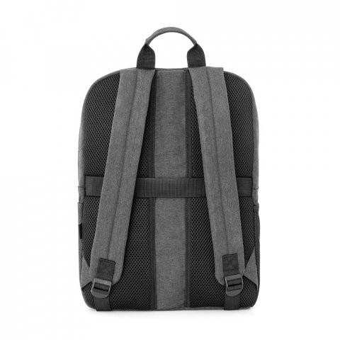 REPURPOSE BACKPACK. Mochila para notebook (15.6") em poli&eacute;ster reciclado 600D de alta densidade (12 L) - Cinza
