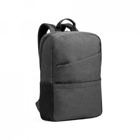 REPURPOSE BACKPACK. Mochila para notebook (15.6") em poli&eacute;ster reciclado 600D de alta densidade (12 L) - Cinza