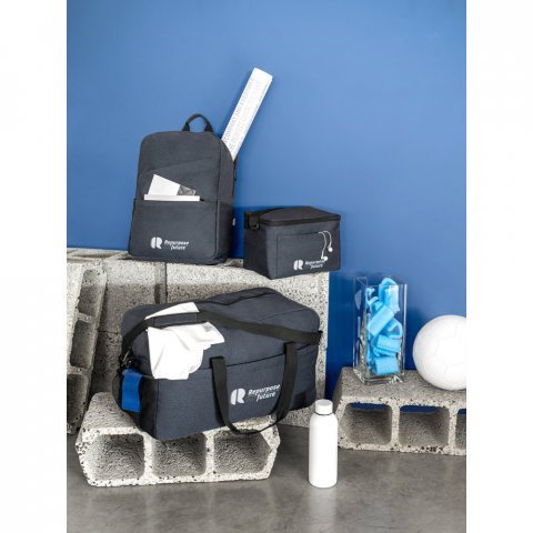 REPURPOSE BACKPACK. Mochila para notebook (15.6") em poli&eacute;ster reciclado 600D de alta densidade (12 L)
