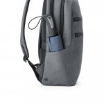 BROOKLYN. Mochila para notebook 15" em Nylon 2Tone imperme&aacute;vel - Cinza claro
