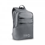 BROOKLYN. Mochila para notebook 15" em Nylon 2Tone imperme&aacute;vel - Cinza claro