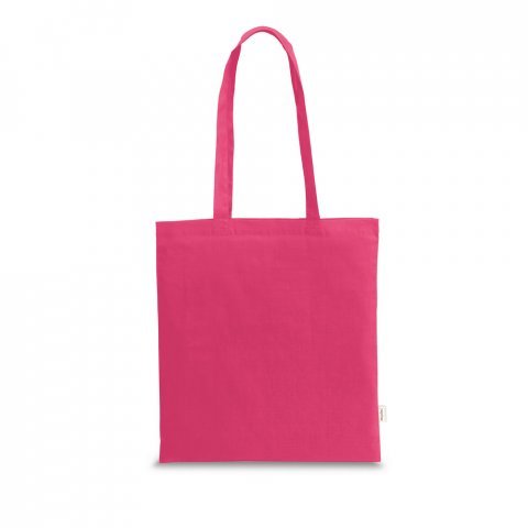 CAIRO. Sacola em 70% algod&atilde;o reciclado e 30% poli&eacute;ster reciclado (180 g/m&sup2;) sem tingimento - Rosa