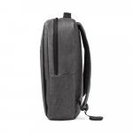 CRETA. Mochila para notebook (15.6") em 300D de alta densidade (15 L) - Cinza escuro