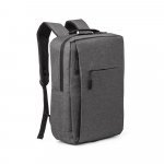 CRETA. Mochila para notebook (15.6") em 300D de alta densidade (15 L) - Cinza escuro