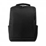 WLLINGTON. Mochila para notebook (15.6") com 2 divis&oacute;rias almofadadas, em 300D de alta densidade (14 L) - Preto