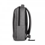 WLLINGTON. Mochila para notebook (15.6") com 2 divis&oacute;rias almofadadas, em 300D de alta densidade (14 L) - Cinza