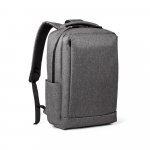 WLLINGTON. Mochila para notebook (15.6") com 2 divis&oacute;rias almofadadas, em 300D de alta densidade (14 L) - Cinza