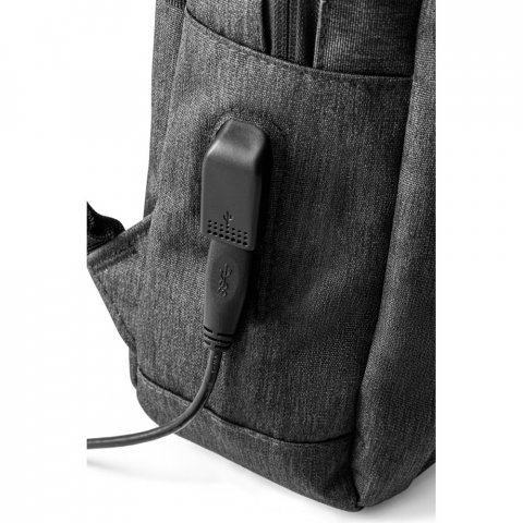 VERONA. Mochila para notebook 15.6" em 900D - Cinza escuro