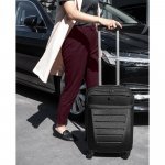 COIMBRA. Mala de viagem executivo em ABS e 600D com 4 rodas duplas e interior forrado (33 L)