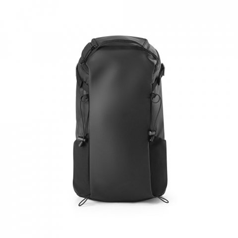 ALASCA. Mochila Hiking (14") com revestimento &agrave; prova de &aacute;gua em 600D poli&eacute;ster reciclado e 210D poli&eacute;ster reciclado (18 L) - Preto
