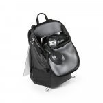 ALASCA. Mochila Hiking (14") com revestimento &agrave; prova de &aacute;gua em 600D poli&eacute;ster reciclado e 210D poli&eacute;ster reciclado (18 L) - Preto