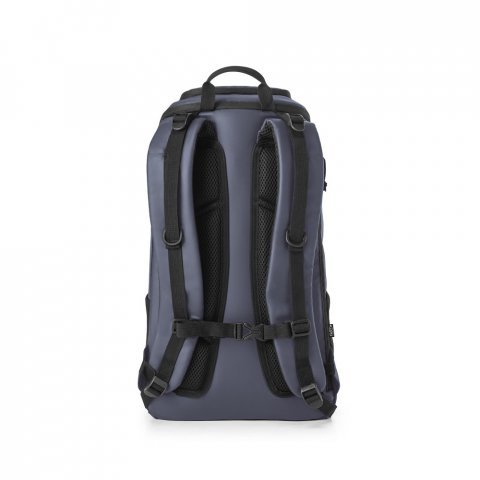 ALASCA. Mochila Hiking (14") com revestimento &agrave; prova de &aacute;gua em 600D poli&eacute;ster reciclado e 210D poli&eacute;ster reciclado (18 L) - Azul