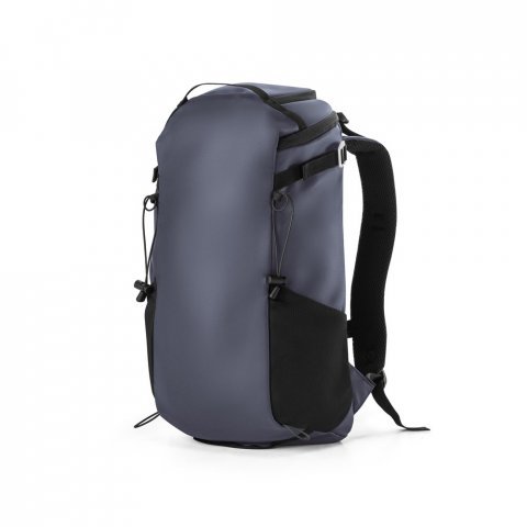 ALASCA. Mochila Hiking (14") com revestimento &agrave; prova de &aacute;gua em 600D poli&eacute;ster reciclado e 210D poli&eacute;ster reciclado (18 L) - Azul