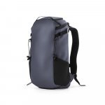 ALASCA. Mochila Hiking (14") com revestimento &agrave; prova de &aacute;gua em 600D poli&eacute;ster reciclado e 210D poli&eacute;ster reciclado (18 L) - Azul