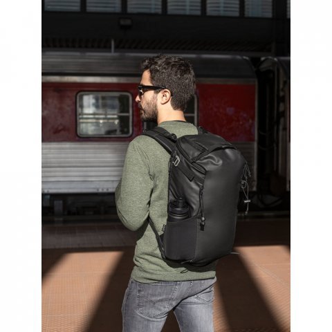 ALASCA. Mochila Hiking (14") com revestimento &agrave; prova de &aacute;gua em 600D poli&eacute;ster reciclado e 210D poli&eacute;ster reciclado (18 L)
