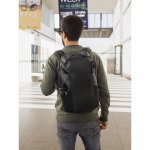 ALASCA. Mochila Hiking (14") com revestimento &agrave; prova de &aacute;gua em 600D poli&eacute;ster reciclado e 210D poli&eacute;ster reciclado (18 L)