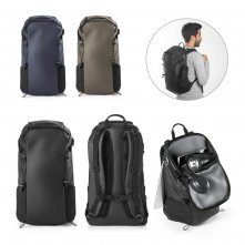 ALASCA. Mochila Hiking (14") com revestimento &agrave; prova de &aacute;gua em 600D poli&eacute;ster reciclado e 210D poli&eacute;ster reciclado (18 L)