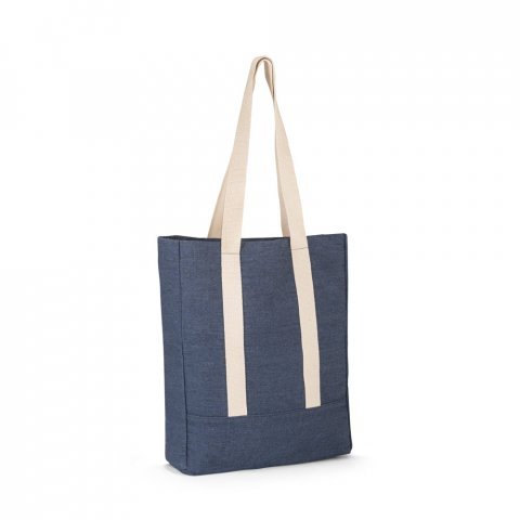 DENIM CASUAL. Sacola casual em denim reciclado (300 g/m&sup2;) - Azul