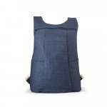 DENIM BPACK. Mochila casual em denim reciclado 8 L (300 g/m&sup2;) - Azul