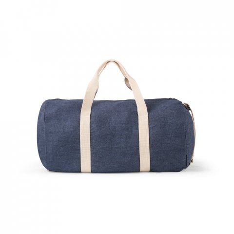 DENIM BAG. Sacola esportiva ou viagem em denim reciclado 25 L (300 g/m&sup2;) - Azul