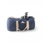 DENIM BAG. Sacola esportiva ou viagem em denim reciclado 25 L (300 g/m&sup2;) - Azul