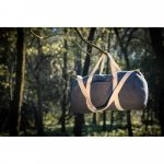 DENIM BAG. Sacola esportiva ou viagem em denim reciclado 25 L (300 g/m&sup2;)