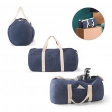 DENIM BAG. Sacola esportiva ou viagem em denim reciclado 25 L (300 g/m&sup2;)