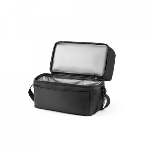 ZIPPERS COOLER. Cooler. Bolsa T&eacute;rmica em 300D e 840D Jacquard com interior forrado em PEVA 8.5 L - Preto
