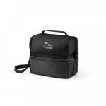 ZIPPERS COOLER. Cooler. Bolsa T&eacute;rmica em 300D e 840D Jacquard com interior forrado em PEVA 8.5 L - Preto
