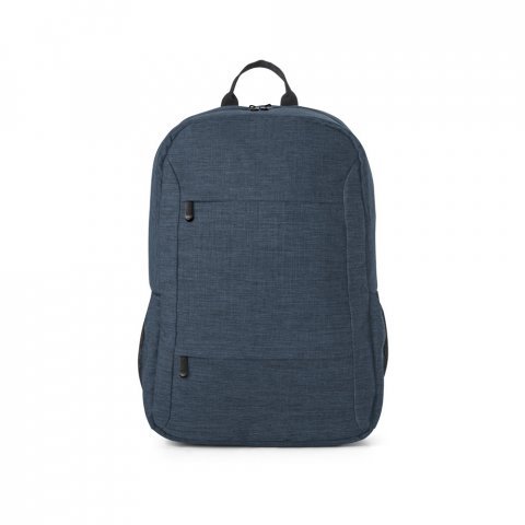 BUSINESS. Mochila para notebook (15.6") em poli&eacute;ster reciclado 300D com compartimento almofadado (18 L) - Azul