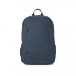 BUSINESS. Mochila para notebook (15.6") em poli&eacute;ster reciclado 300D com compartimento almofadado (18 L) - Azul