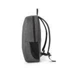 BUSINESS. Mochila para notebook (15.6") em poli&eacute;ster reciclado 300D com compartimento almofadado (18 L) - Cinza escuro