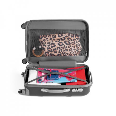 PHUKET. Mala de viagem executivo em ABS com interior forrado (36 L) - Preto