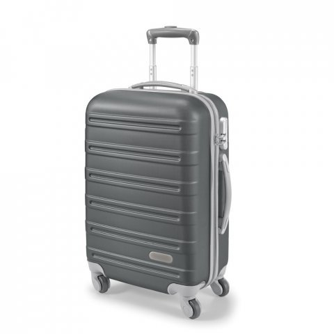PHUKET. Mala de viagem executivo em ABS com interior forrado (36 L) - Preto