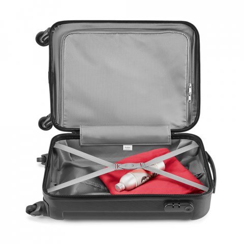 VIGO. Mala de viagem executivo em ABS com interior forrado (31 L) - Preto