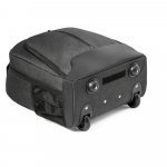 EINDHOVEN. Mochila trolley para notebook (15.6'') em 600D de alta densidade e poli&eacute;ster 600D imperme&aacute;vel (21 L) - Cinza escuro