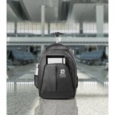 EINDHOVEN. Mochila trolley para notebook (15.6'') em 600D de alta densidade e poli&eacute;ster 600D imperme&aacute;vel (21 L)
