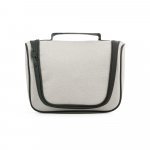 MILLI. Bolsa de cosm&eacute;ticos em 600D de alta densidade - Branco pastel