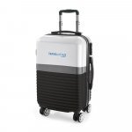 PERTH. Mala de viagem executivo em ABS e PC com interior forrado (33 L) - Preto