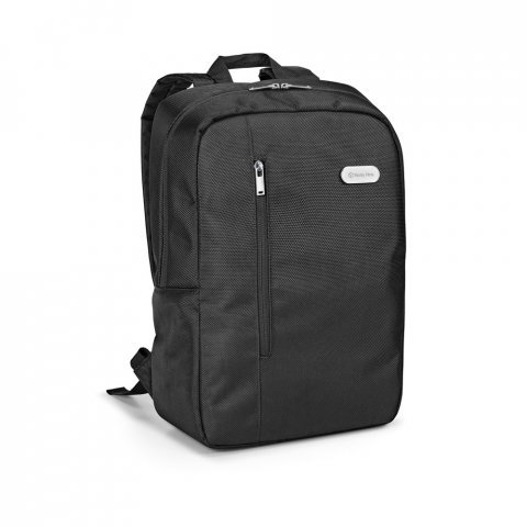 MANAUS. Mochila para notebook (14'') em 1680D e 300D com interior forrado e almofadado (12 L) - Preto