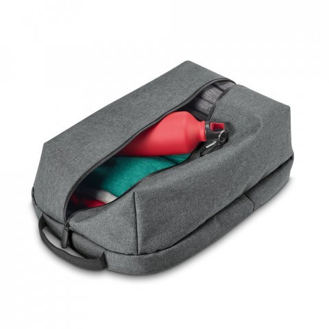 WILTZ. Mochila para notebook 15.6'' em 600D de alta densidade - Cinza